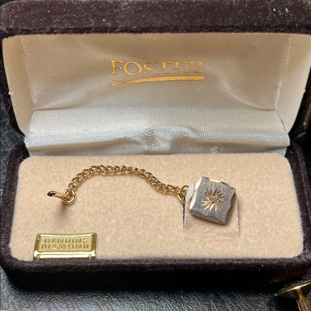 Vintage to Modern Men’s Cufflinks & Tie  Tack Lot